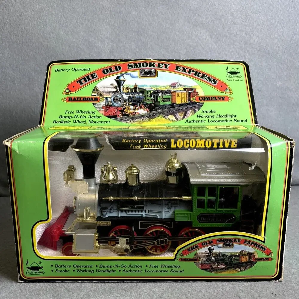 The Old Smokey Express Toy Train Locomotive Sealed Box